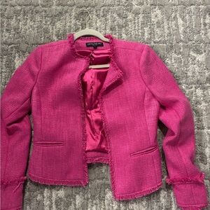 Central Park West pink blazer
